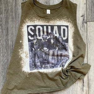 Golden Girls SQUAD crop tank